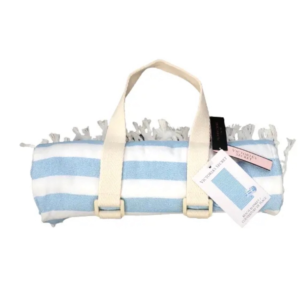Victoria secret blue beach blanket NEW